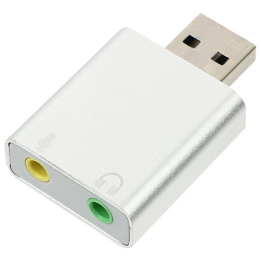 Ogitude 7.1 USB Audio Adapter External Sound Cards with Headphone and Microphone Jack