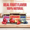 thumbnail image 5 of Smash Foods Jam Variety 3-Pack Classics | No Sugar Added, Naturally Sweet Jelly | Keto Friendly, Low Calorie, Low Carb | Non GMO, Upcycled, Vegan, Plant Based, Paleo | Strawberry, Raspberry, Blueberr, 5 of 6
