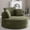 Green, variant on Vanress 53'' Oversized Round Chaise Lounge Chair Indoor,Upholstered Corduroy Deep Seat Cloud Circle Sofa Chair,Modern Fluffy Comfy Floor Reading Armchair for Living Room,Bedroom,No Assembly,Yellow