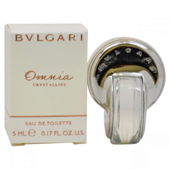 Bvlgari Omnia Crystalline Eau de Toilette, Perfume for Women, 0.17 Oz, Mini & Travel Size