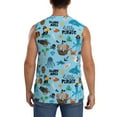 thumbnail image 4 of Haiem Men's Animal Pirate Print Tank Tops Summer Sleeveless Cut Off Workout T-Shirts Fitness Vest Athletic Undershirts-Small, 4 of 8