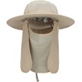 thumbnail image 4 of Sombrero para El sol Brillar Protección UPF 50 Impermeable Caqui, 4 of 5