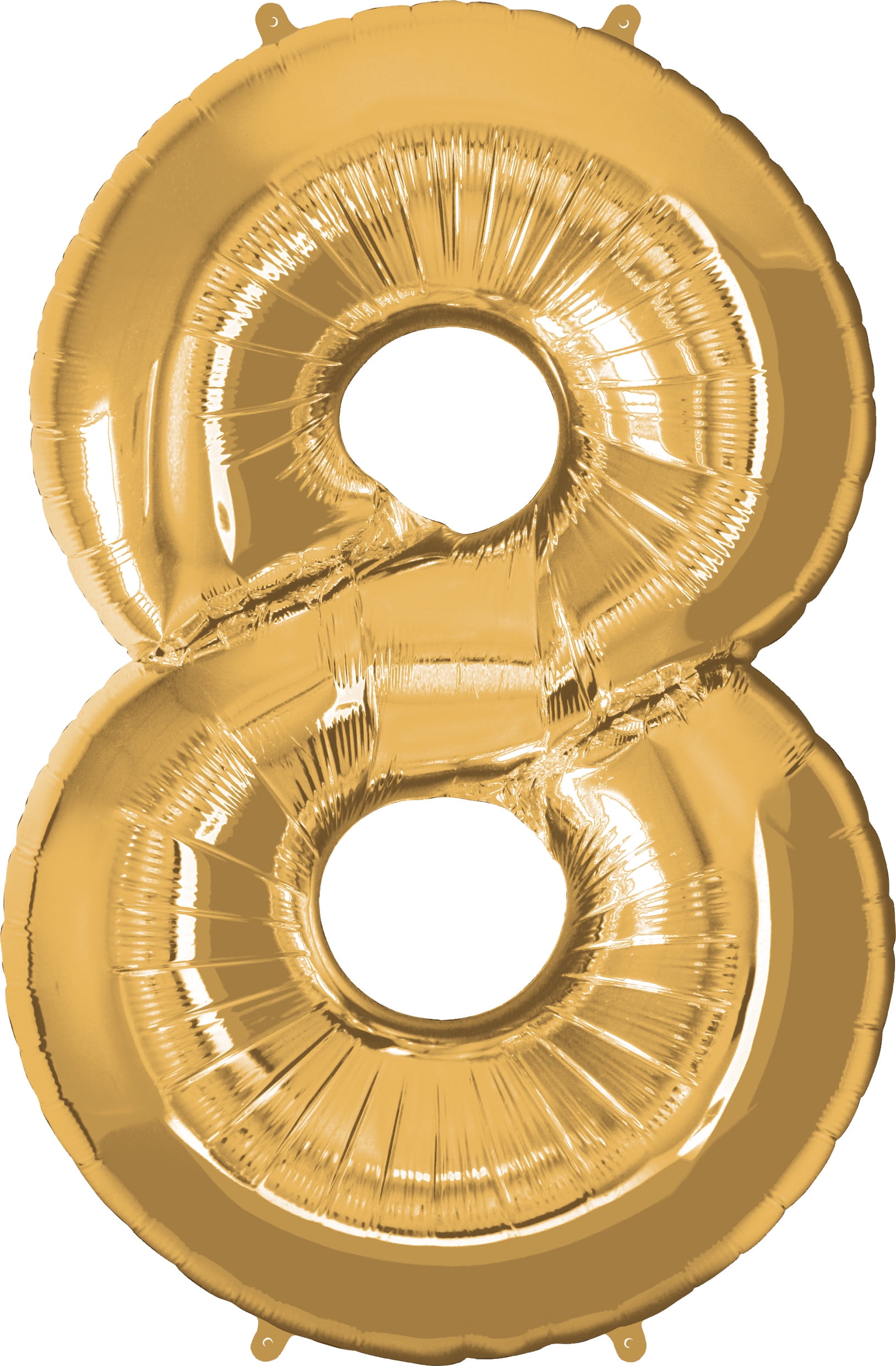 35" Gold Number 8 Foil Balloon, by Way To Celebrate