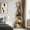 light brown, variant on Tribesigns 5-Tier Corner Shelf, Modern Wavy Corner Bookshelf for Small Space, Living Room, Bedroom (Brown)