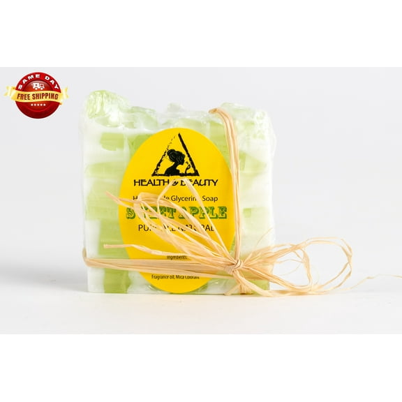 SWEET APPLE SOAP BAR HAND MADE NATURAL RELAXING MOISTURIZING BODY & SKIN PURE