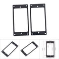 thumbnail image 4 of 2Pcs Humbucker Pickup Mounting Ring Metal Bridge Neck Pickups Cover Frame Replacement Part, 4 of 7