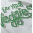 thumbnail image 4 of Eat Veggies Fun Message Vegetarian Hoodie Sweatshirt Women Men Brisco Brands S, 4 of 7