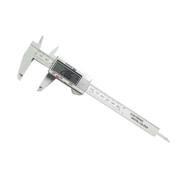 Calibrador de Plástico de 6 Pulgadas Y 150 Mm, LCD Electrónico, Medidor de Medición Digital, Herramienta # 1 Macarena Calibrador de vernier de deslizamiento