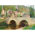 thumbnail image 3 of Henri Martin 18x14 Black Modern Framed Museum Art Print Titled - The Bridge in Labastide-Du-Vert, 3 of 5