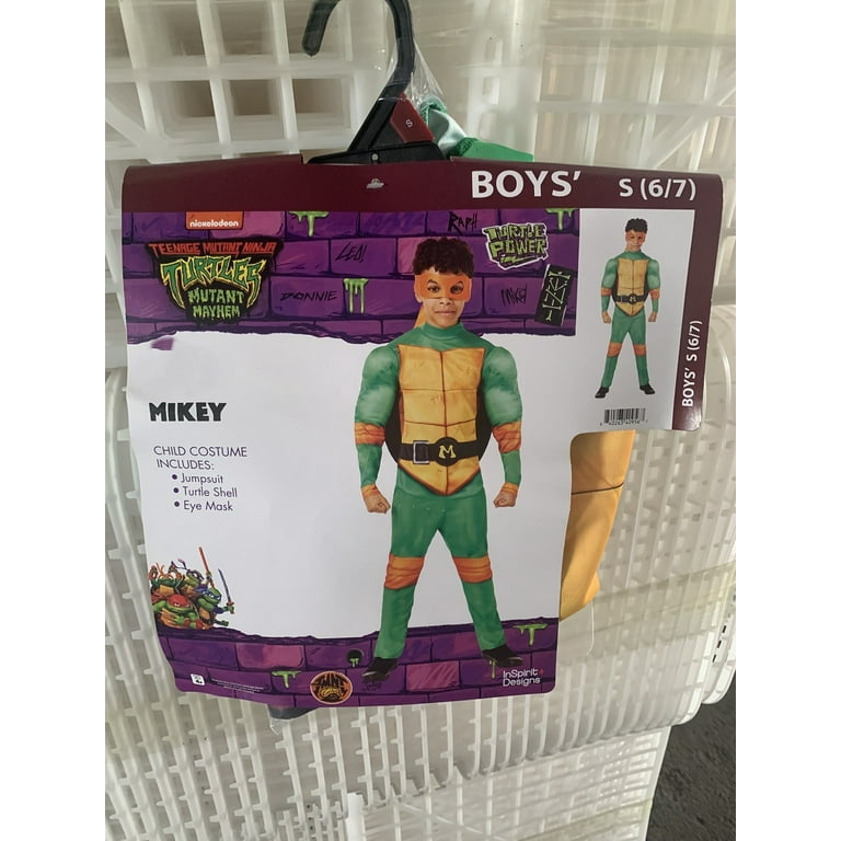 Teenage Mutant Ninja Turtles Michelangelo Movie Men's Costume, X-Large