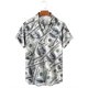 thumbnail image 3 of Camisas de verano nuevas de selva tropical para hombres y mujeres, ropa de calle de tendencia, ropa de moda sencilla con solapa de manga corta, ropa para mujer, camisa superior, 3 of 5