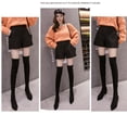 thumbnail image 4 of Jumpingount Señora Otoño Invierno pantalones cortos con lentejuelas cintura alta Casual estilo suelto pantalones de pierna ancha accesorio al Prendas para la parte inferior del cuerpo, 4 of 6