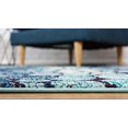 thumbnail image 2 of Unique Loom Estrella Collection Modern Abstract Area Rug, 7 x 10 Feet, Blue/Beige, 2 of 5