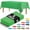 Green, variant on 5 Pack Premium Blue Plastic Tablecloth - 108 x 54 in. Disposable Rectangle Plastic Table Cloth - Decorative Rectangle Table Cover Smooth Tablecloth - Disposable Tablecloths For Parties, Weddings.