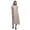 China Ivory, variant on Bimba Bird Causal Long Backless Halter Neck Dress Women Printed Beach Dress-Large