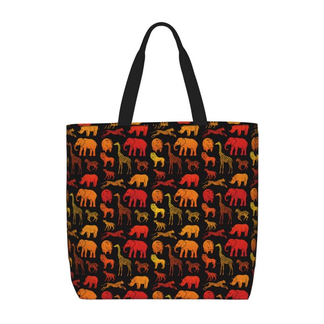 Balery Animal Bolsa de Mano para Mujeres con Cremallera, Bolsa de Gimnasio con Compartimentos, Bolsa para Laptop, Bolsa para Trabajo
