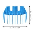 thumbnail image 3 of Miangastore Plastic Electric Shears Replacement Detachable Shaver Guide Blue 2Pcs, 3 of 8