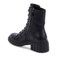 thumbnail image 2 of Aqua College Womens Perel Leather Lugged Sole Combat & Lace-up Boots, 2 of 5