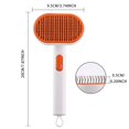 thumbnail image 3 of [Pet Hair Removal Artifact] Double Comb for Cats and Dogs Self Cleaning and Hair Removal Comb Stroking Cats' Hair is Integrated Easy Hair Removal without Hair Fly, 3 of 5