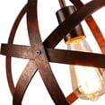thumbnail image 4 of Lámpara colgante vintage, lámpara de techo estilo retro, iluminación de techo industrial E27 para restaurante, bar, comedor, accesorio de iluminación de 30 cm, 4 of 5