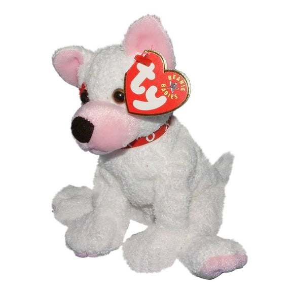 TY Beanie Baby - CUPID the Dog ( Right Eye Patch ) (6.5 inch)