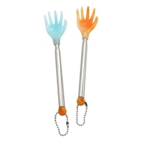 6pcs Finger Tickling Leg Deep Car Wooden Body Scratcher Extendable Back Scratcher Relief Telescopic Back Scratcher Back Scratchers for Elderly Spatula Plastic Man Tickle