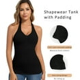 thumbnail image 3 of MISS MOLY Shapewear Camisole for Women Built in Bra Halter Tops Tummy Control Shapewear Tank Top Padded Bras, 3 of 7