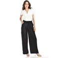 thumbnail image 4 of Pantalón Wide Leg con pinzas Roman Fashion Juvenil 40708 Negro, 4 of 5