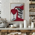 thumbnail image 2 of More Wine Please Framed Art Modern Wall Decor, 2 of 15