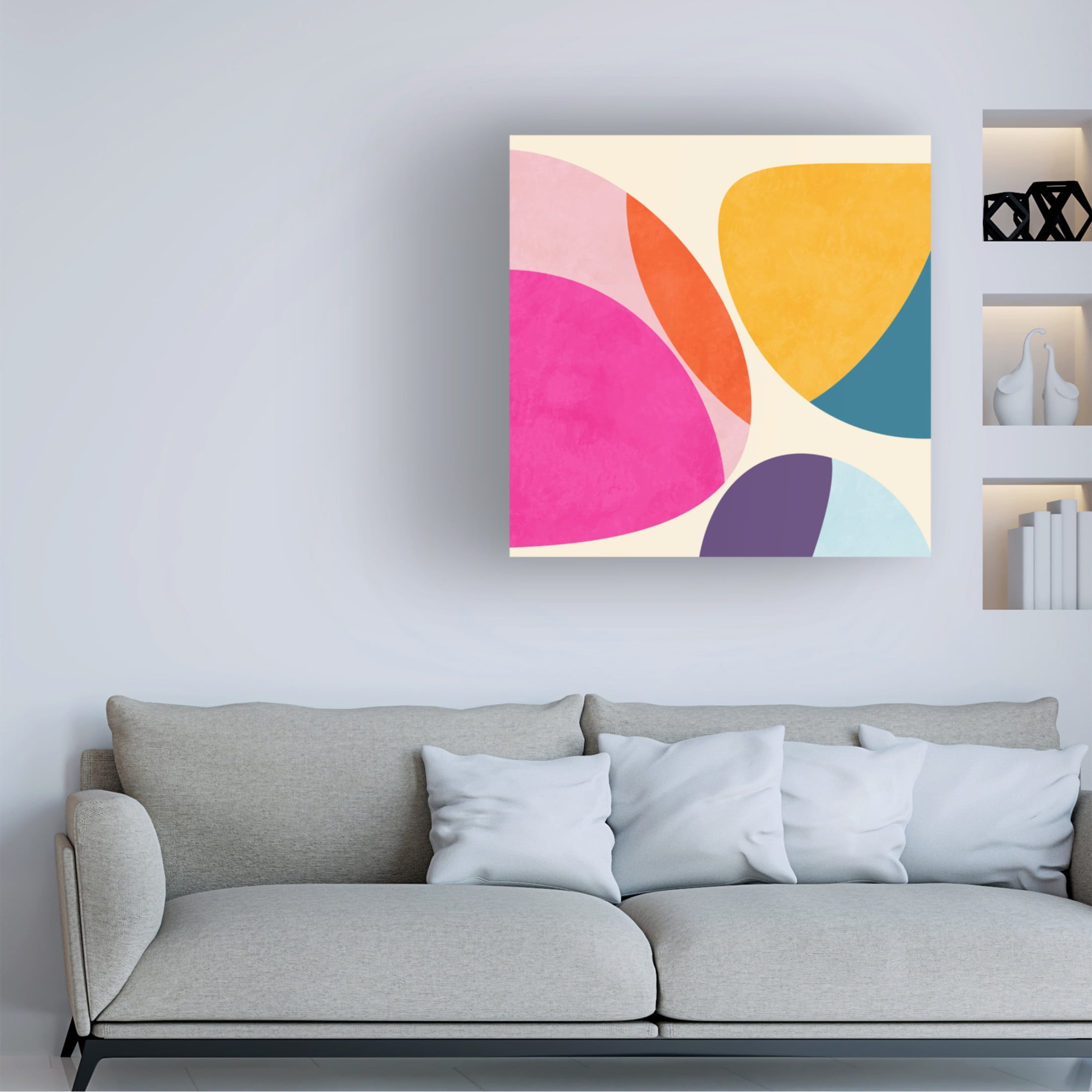 Trademark Fine Art Ana Rut Bre Pattern3 Mid Bunt 3 Canvas Wall Art