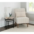 thumbnail image 2 of Linon Lily Linen Accent Chair, Multiple Patterns, 2 of 10