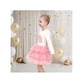 thumbnail image 4 of Sunny Fashion Girls Dress Rainbow Multi Layer Tulle Sequin Applique Tutu Festival Dance Holiday 3 Years, 4 of 7