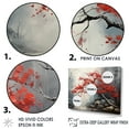 thumbnail image 3 of Designart "Blaze Of Red Maple II" Tree Maple Floater Framed Canvas Prints, 3 of 5