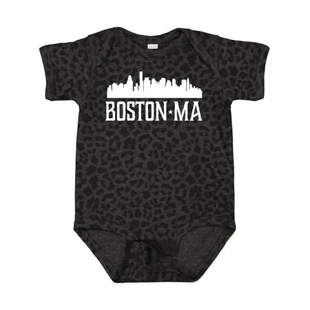 

Inktastic Boston Massachussetts Skyline City Silhouette Gift Baby Boy or Baby Girl Bodysuit