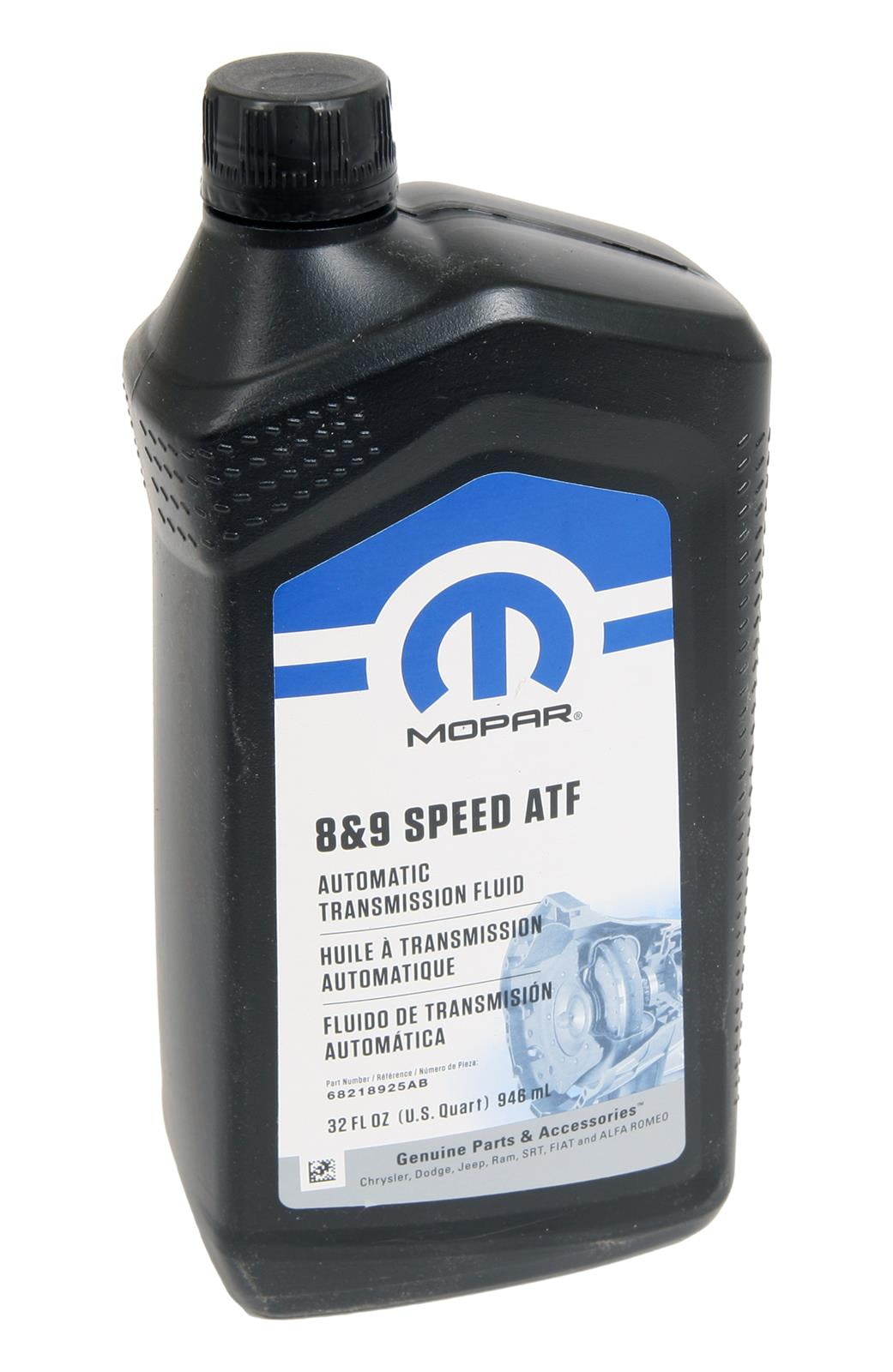 Mopar 8&9 Speed Automatic Transmission Fluid Case of 6 Quarts