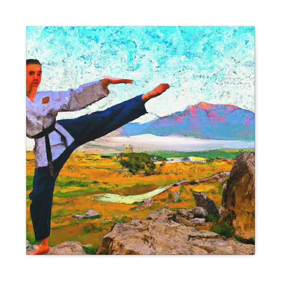 Martial Arts Grandeur - Canvas