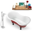 thumbnail image 7 of Tub, Faucet and Tray Set Streamline 62" Clawfoot NH1020WH-100, 7 of 7