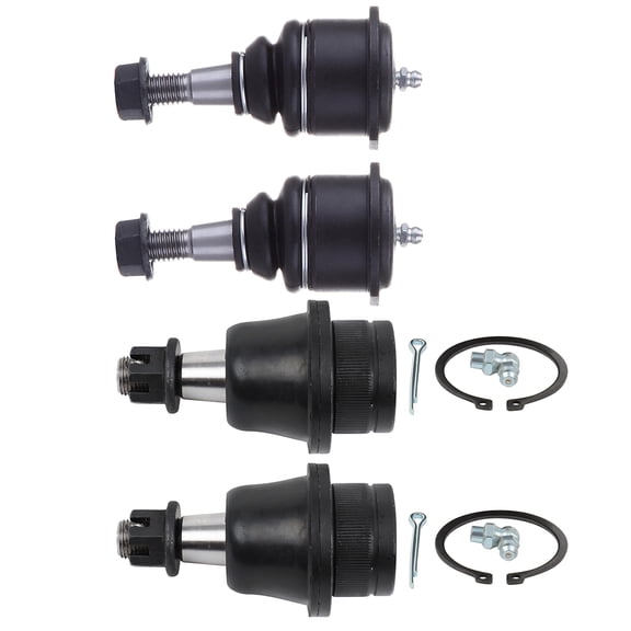 ECCPP 4PCS Front Suspension Kit for 1999-2006 for Chevy Silverado 1500 2003-2005 for GMC Savana 2500 Upper Ball Joint Lower Ball Joint
