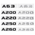 thumbnail image 3 of ZWP Car Rear Trunk Sticker Emblem ABS Tail Number Badge Decal Compatible With Mercedes Benz A63 A200 A220 A250 A260, 3 of 3