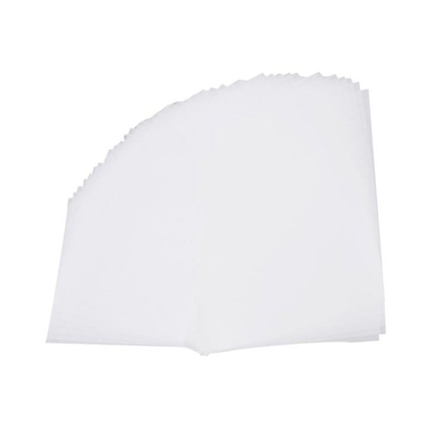 200 piezas de papel translúcido.