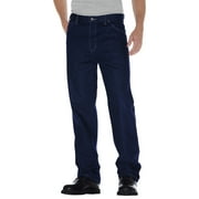 Angle View: Dickies Mens and Big Mens Relaxed Straight Fit 5-Pocket Denim Jeans