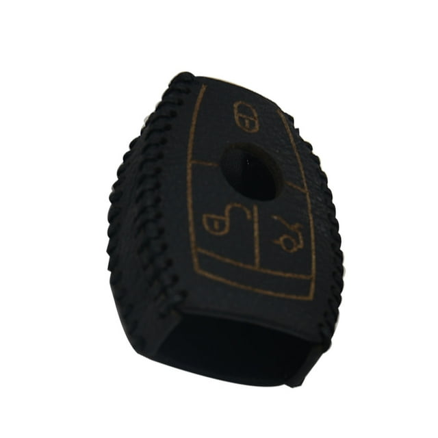 Scienceny Reemplazo para W203 W210 W211, funda para llave de coche, llavero, llavero de cuero PU Automoción decorativa y accesorios No.01 Scienceny VI0370-01B