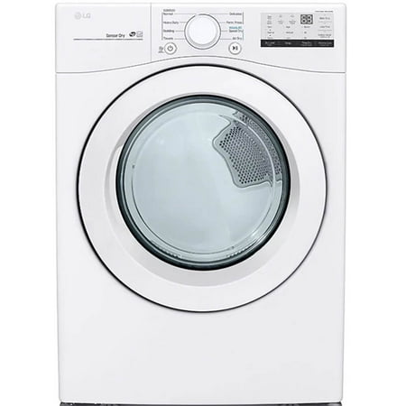 LG DLE3400W 7.4 Cu.Ft. White Front Load Electric Dryer