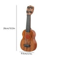 thumbnail image 3 of Kids Ukulele Guitar Toy, 4-String Mini Musical Instrument, Beginner Educational Toy with Nylon Strings, Portable Durable Plastic, Includes Plectrum & Sheet Music, 3 of 6