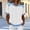 01 White, variant on Women's Relaxed Fit Striped Waffle Weave Top with Button-Down Collar for Casual Everyday Style