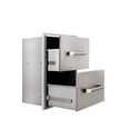 thumbnail image 2 of Edgestar E160draw2 16" Wide Double Storage Drawers - Stainless Steel, 2 of 3
