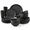 Black-32 PCS, variant on Wheat Stdinnerware Sets 32 Dishes Set For 8 Unbreakable Lightweight Reusable Plates And Kitchen Outdoors Rv Camping Patio Dishwas