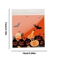 thumbnail image 4 of EUDIDV Spooky Candy Tote 100pcs Halloween Biscuits Roll Candy Snow Candy Packaging Bag Ghost Festival Party Gift Self Sealing Bag Jack-O'-Lantern Candy Bags, 4 of 7