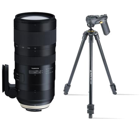 UPC: 0192223104945 | SP 70-200mm f/2.8 Di VC USD G2 Lens for Nikon F with Vanguard Vesta 203AGH Aluminum Tripod with GH-45 Pistol Grip Head