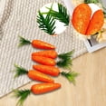 thumbnail image 5 of 12PCS Easter Decorations Foam Carrot Set 2.76 Inch for Home Display, Easter Decor Bunny Carrot Props with Glitter and Classic Styles for Pascua, 5 of 7